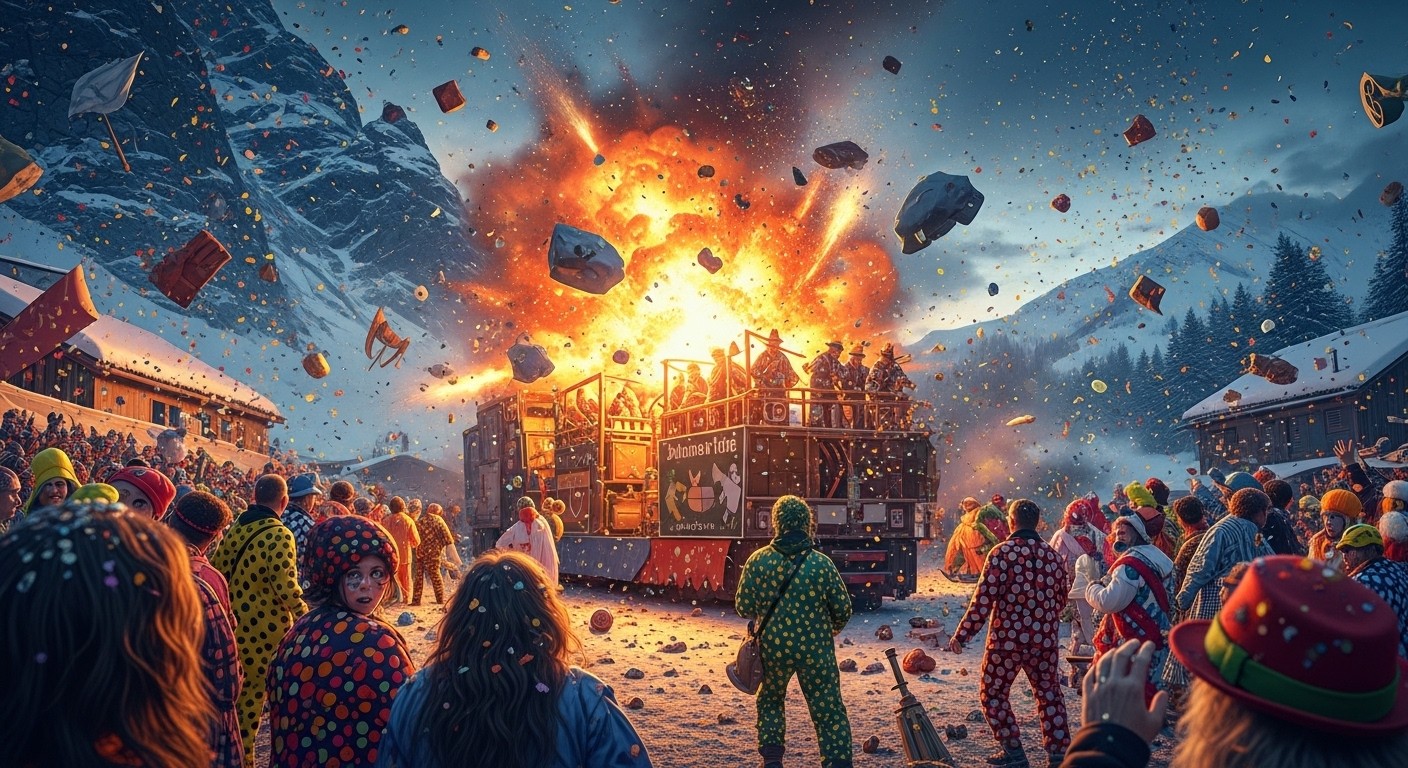 Découvrez les détails de l'explosion accidentelle sur un char du carnaval au Châble en Suisse : 11 blessés dont un grave, causes probables et conséquences sur la sécurité des fêtes populaires.