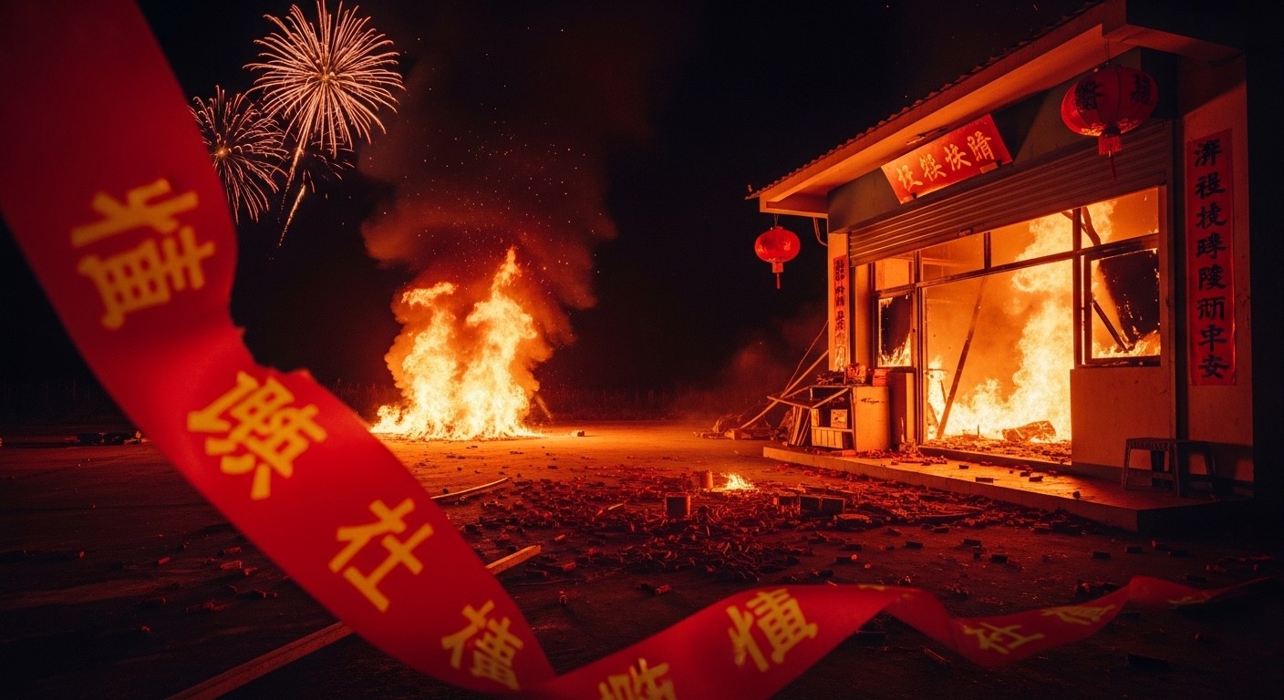 Tragédie au Nouvel An chinois : une explosion dans un magasin de feux d'artifice fait 12 morts, dont 5 enfants, dans la province du Hubei. Découvrez les circonstances et les enjeux de sécurité.