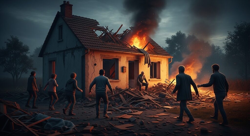 Explosion Maison Arronville : Voisins Sauvent Homme 79 Ans