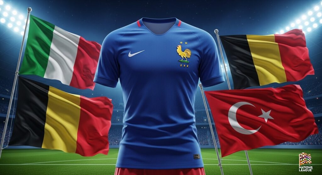 France en Ligue des Nations : Italie, Belgique, Turquie