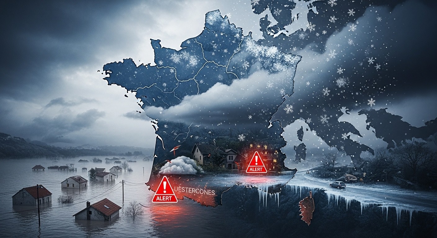 Toute la France en alerte météo extrême : crues majeures, neige en plaine, verglas... Découvrez pourquoi cette situation inédite dure et comment s'en protéger efficacement.