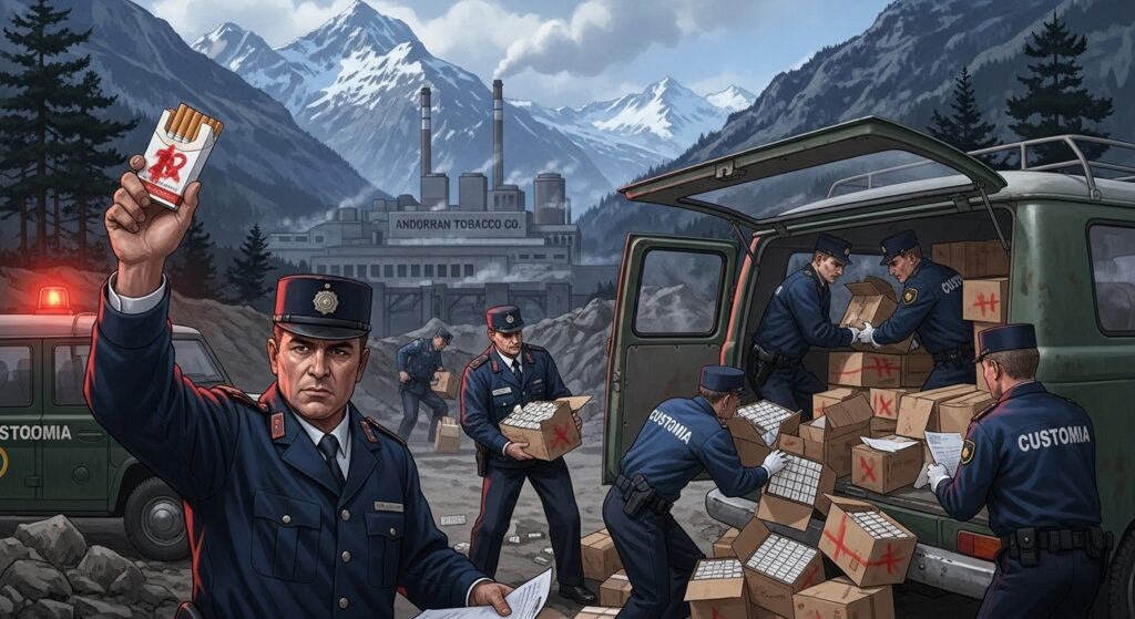 France Et Andorre Démantèlent Un Trafic Massif De Cigarettes