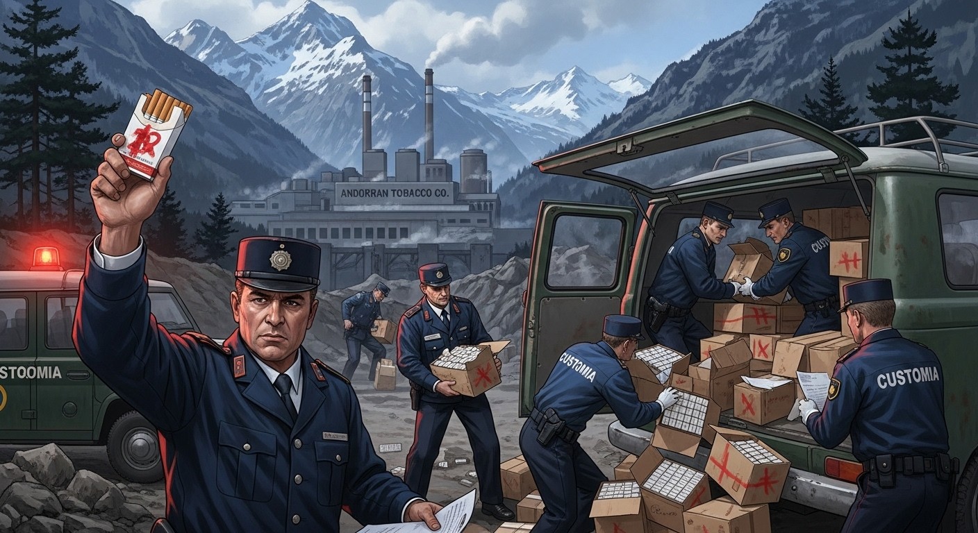Découvrez comment une coopération judiciaire inédite entre la France et Andorre a mis fin à un vaste réseau de contrebande de tabac. Un coup dur pour les trafiquants !