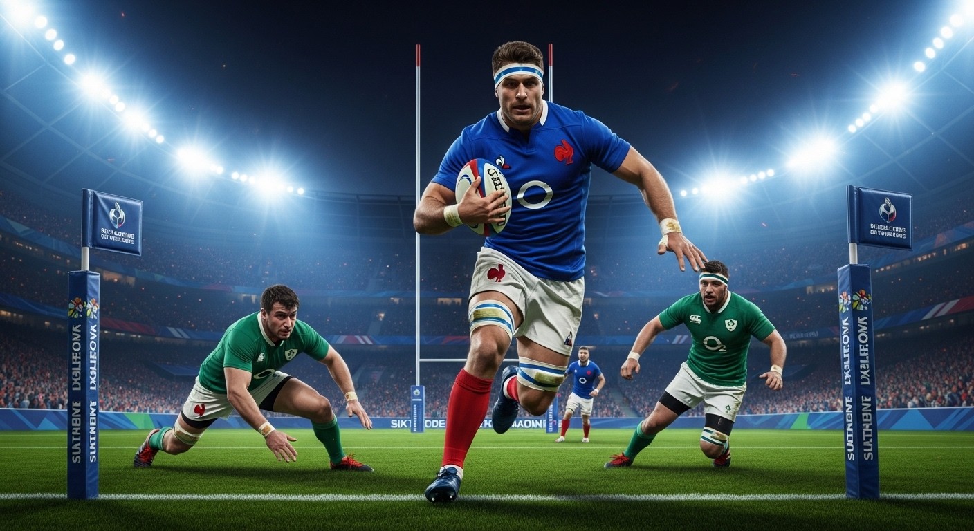 Découvrez comment le XV de France a écrasé l'Irlande 36-14 en ouverture du Tournoi des Six Nations 2026. Essais brillants, retour de Dupont et analyse complète d'une victoire bonifiée.