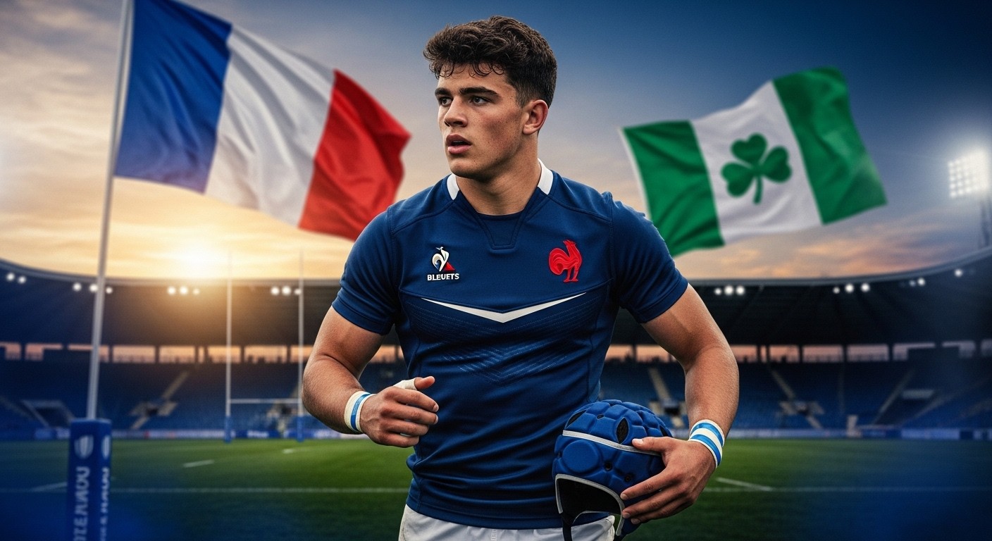Découvrez la composition officielle des Bleuets U20 pour affronter l'Irlande en ouverture du Tournoi des Six Nations 2026 à Perpignan. Capitaine, surprises et clés du match des tenants du titre.
