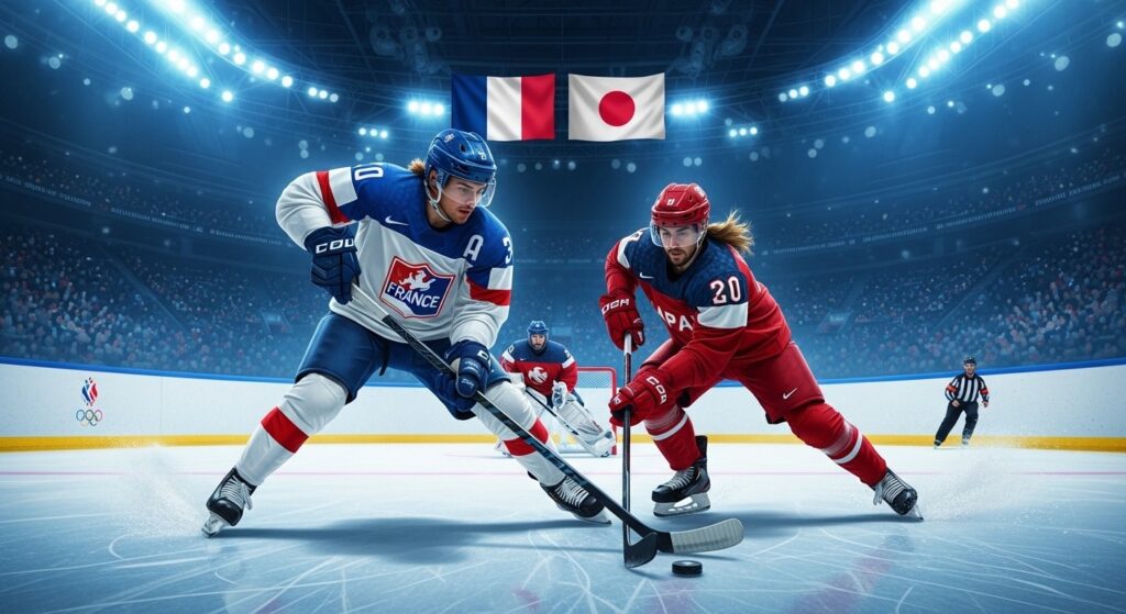 France Japon Hockey Glace JO 2026 : Heure et Chaîne TV