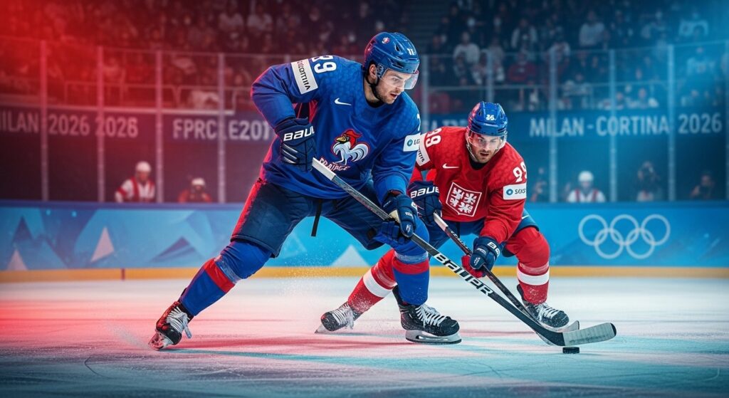 France – République Tchèque : Horaire et Chaîne TV Hockey JO 2026