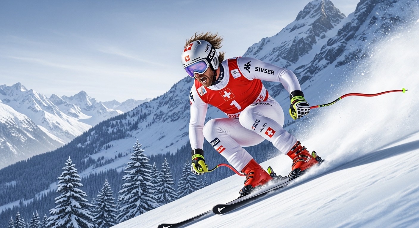 Découvrez Franjo von Allmen, le Suisse de 24 ans qui a conquis l’or en descente aux JO 2026. Charpentier, « chien fou » audacieux et outsider devenu patron : portrait d’un champion hors norme.