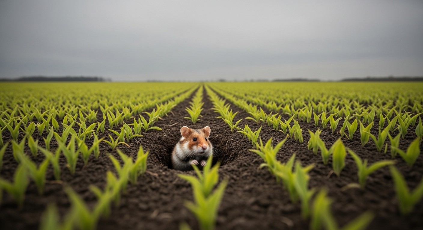 Découvrez pourquoi le grand hamster d’Alsace rapetisse, tombe malade et disparaît malgré 25 ans de protection. Chute de 50 % des terriers en 2025 : l’agriculture intensive en cause.
