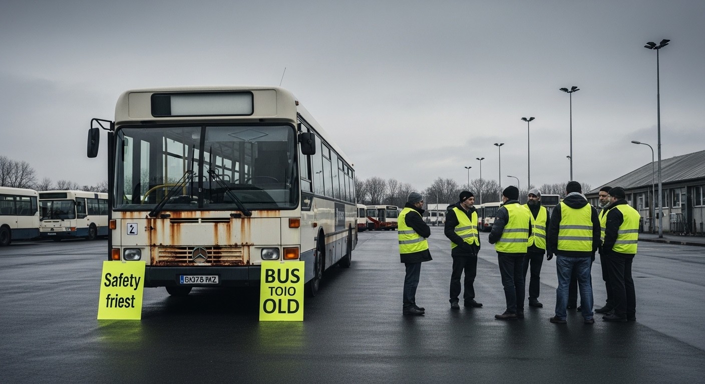 Dans les Yvelines, près de 90% des chauffeurs de bus du dépôt de Montesson sont en grève pour dénoncer la vétusté des véhicules et les manques de sécurité. Impacts, revendications et suite du mouvement.