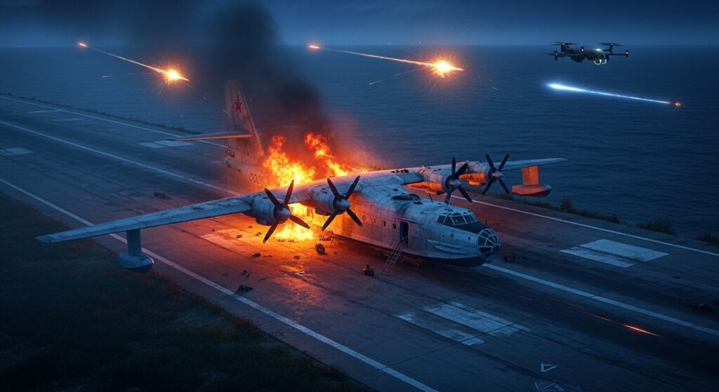 Guerre en Ukraine : Destruction de Deux Rares Avions Be-12 Russes