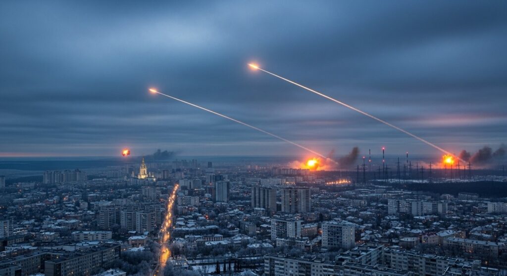 Guerre en Ukraine : Kiev Bombardée Avant le 4e Anniversaire