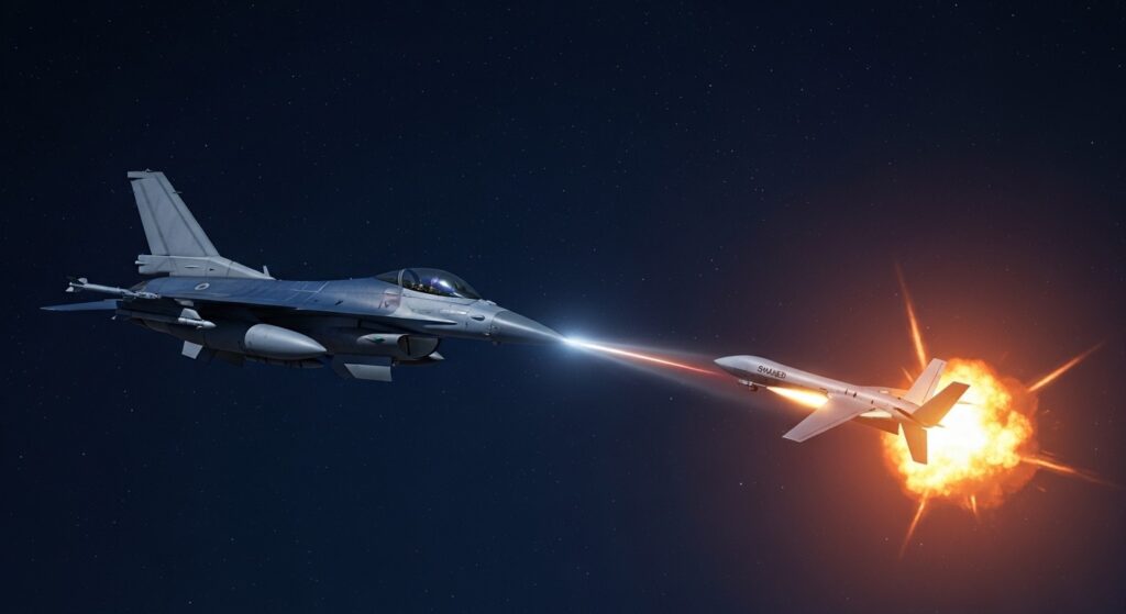 Guerre en Ukraine : Les F-16 deviennent des chasseurs de drones low-cost