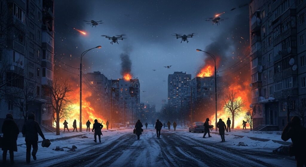 Guerre en Ukraine : Moins d&rsquo;Attaques Russes mais Plus de Civils Touchés en 2025