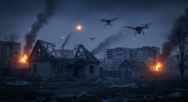 Guerre en Ukraine : Quatre Morts dans des Attaques Nocturnes Russes