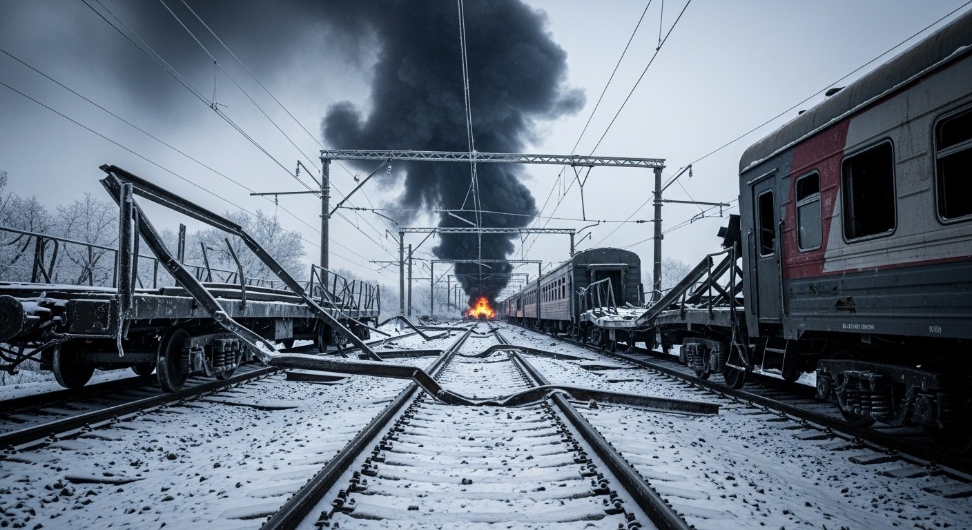 Après une crise énergétique historique en janvier, la Russie réoriente ses frappes sur les infrastructures ferroviaires ukrainiennes selon Volodymyr Zelensky. Analyse des enjeux logistiques et humanitaires en plein hiver.