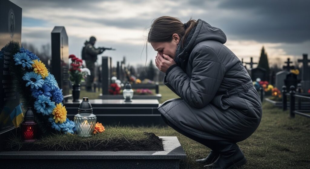 Guerre en Ukraine : Une Veuve Exhume Son Mari Pour le Protéger de l&rsquo;Avancée Russe