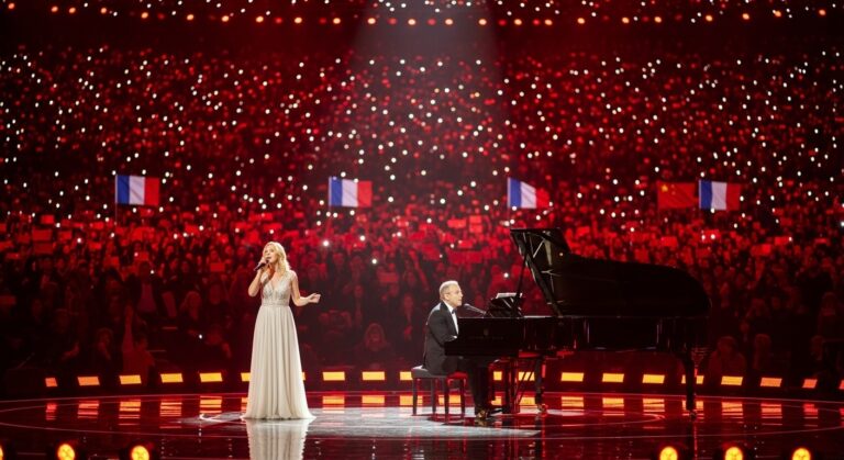 Hélène Rollès Chante Devant 800 Millions en Chine