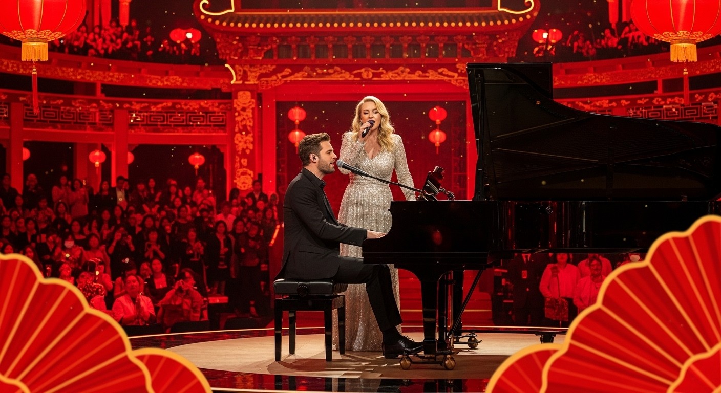 Découvrez pourquoi le duo surprise d’Hélène Rollès avec John Legend sur Beauty and the Beast au Nouvel An chinois affole la planète avec 800 millions de téléspectateurs et 24 milliards de vues !