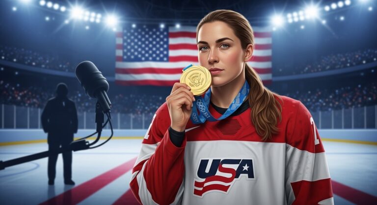 Hilary Knight Critique la Blague de Trump sur les Hockeyeuses Olympiques