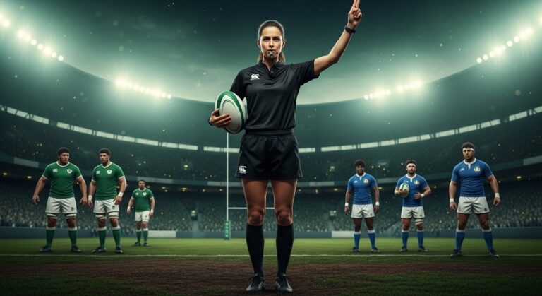 Hollie Davidson Première Femme Arbitre Six Nations