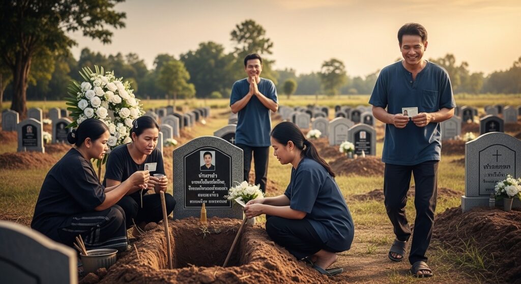 Homme Thaïlandais Revient Vivant Après Son Enterrement