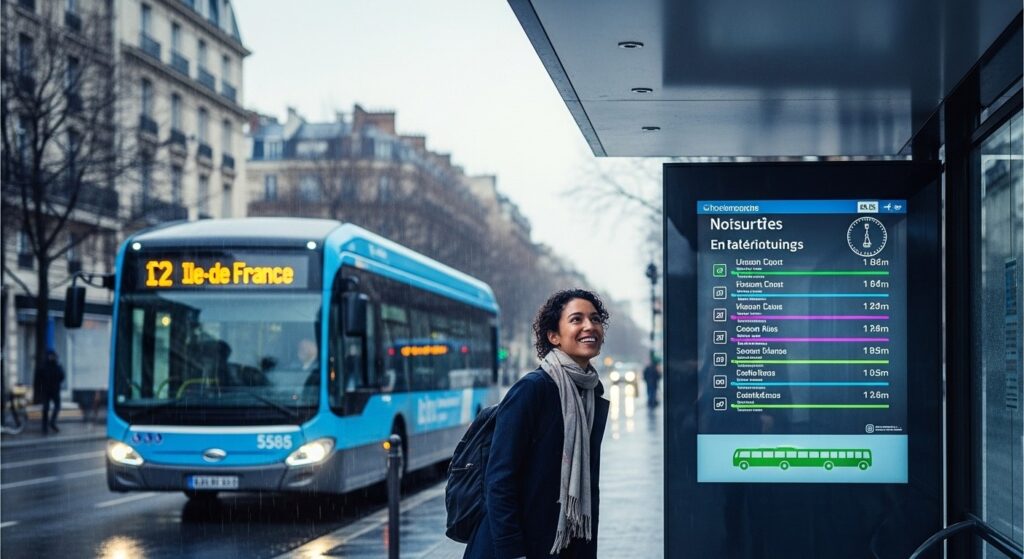 Île-de-France : Adieu l&rsquo;Attente Aveugle aux Arrêts de Bus