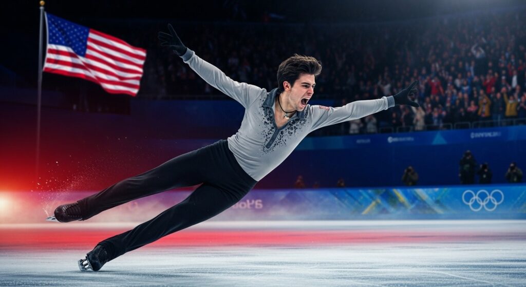 Ilia Malinin Offre l’Or Olympique aux USA en Patinage par Équipes