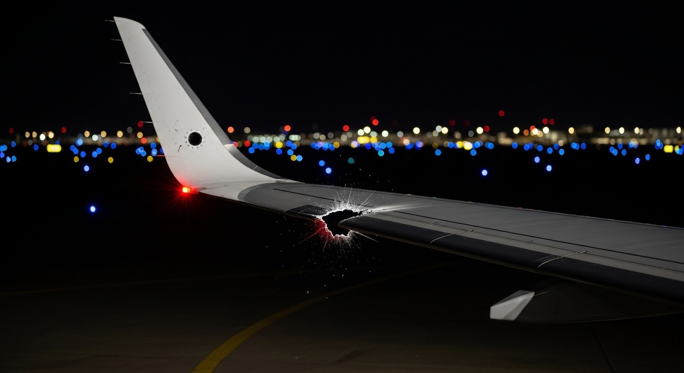 Découvrez comment un Boeing d'American Airlines a été touché par une balle lors d'un vol Miami-Medellín. Perforation mystérieuse sur l'aile sans incident en vol : enquête en cours et implications pour la sécurité aérienne.