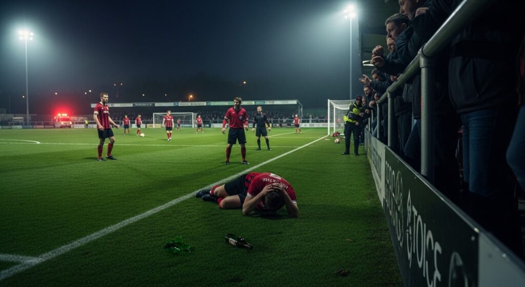 Incidents Graves en National 3 : Match Arrêté et Joueur Hospitalisé