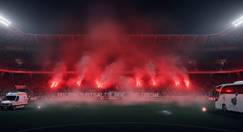 Incidents Graves Nancy-Grenoble : Fumigènes et Chaos