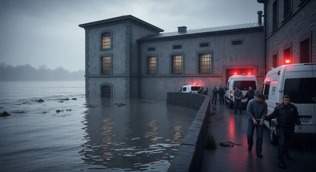 Inondations à Saintes : Prison Évacuée en Urgence