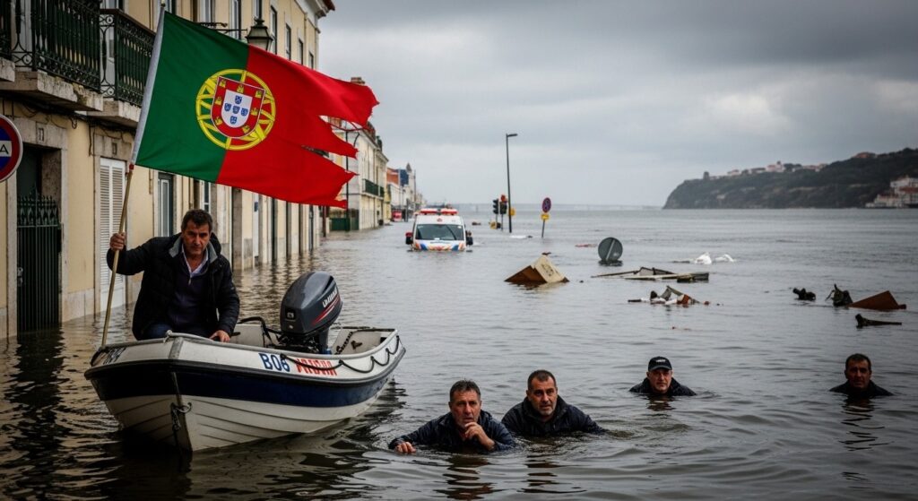 Inondations au Portugal : Alerte Rouge et Présidentielle Perturbée