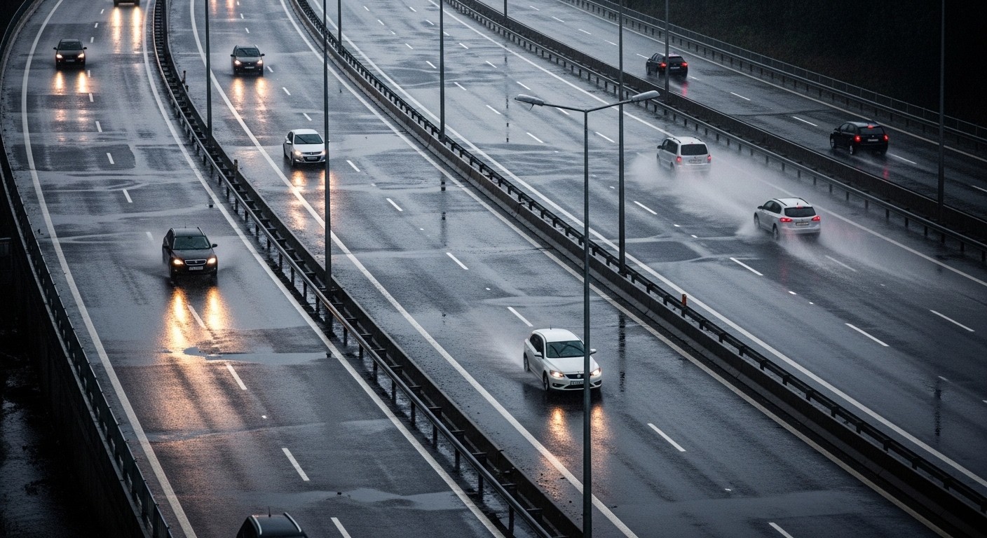 Depuis plus de dix ans, l'autoroute A15 entre Paris et Cergy se transforme en véritable piscine à chaque forte pluie. Pourquoi ce danger persistant malgré les plaintes ? Plongez dans un problème qui exaspère usagers et élus.