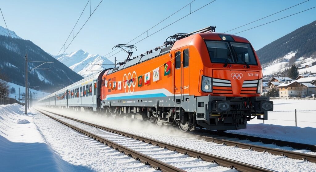 Jannik Sinner Contrôleur Gare Milan JO Hiver 2026