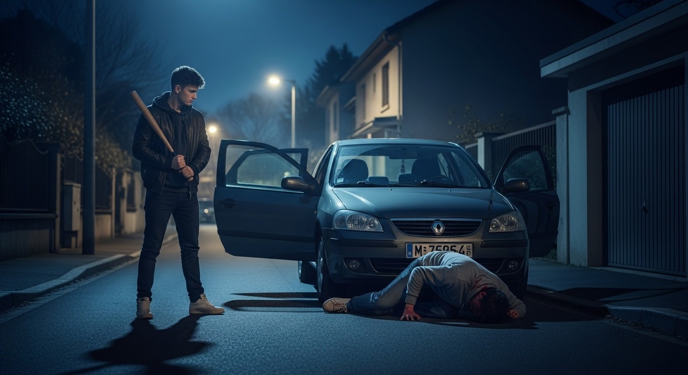 À Sainte-Geneviève-des-Bois, un artisan de 21 ans sort de prison après huit mois pour avoir blessé gravement un voleur surpris dans sa voiture avec une batte. Une affaire qui relance le débat sur la légitime défense.