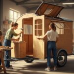 Jeunes de l&rsquo;Eure Construisent Mini-Roulottes Vélo