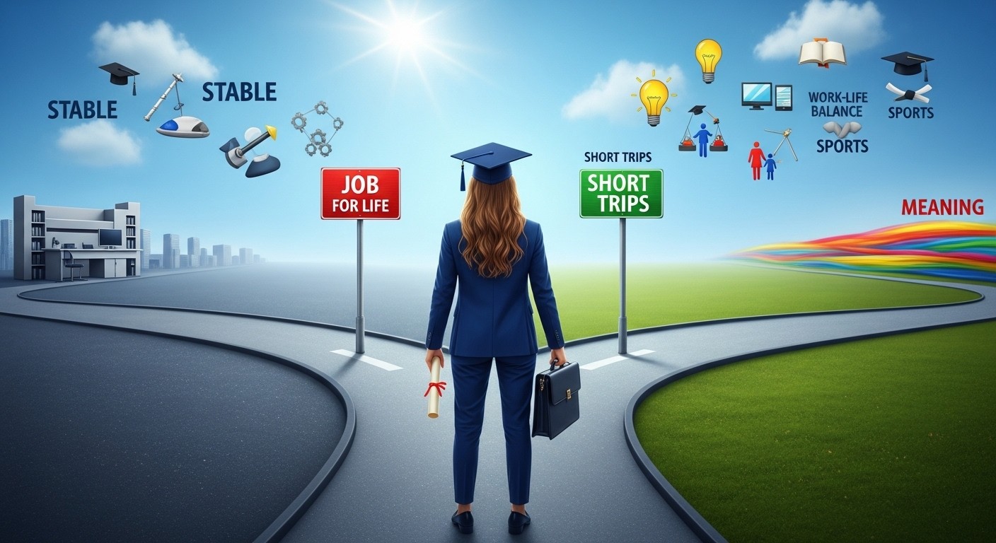 Découvrez pourquoi 41 % des bac+5 ne priorisent plus le CDI : épanouissement, apprentissage rapide et quête de sens redéfinissent leur premier emploi en 2026.