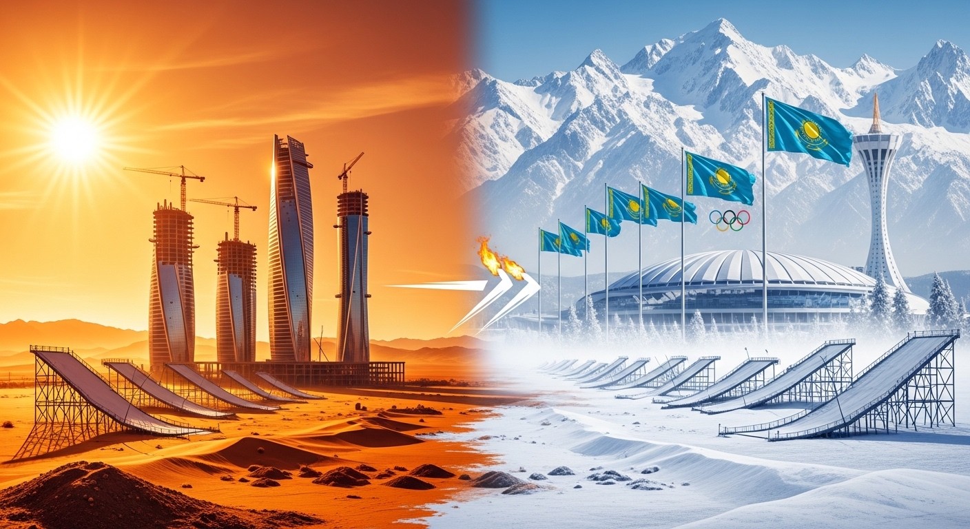 Découvrez pourquoi les Jeux asiatiques d'hiver 2029 quittent la mégalopole futuriste Neom en Arabie saoudite pour Almaty au Kazakhstan suite à d'importants retards. Un revers majeur pour les ambitions sportives de Ryad.