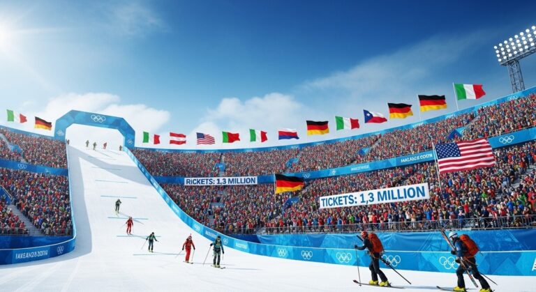 JO 2026 : 1,3 Million Billets Vendus et Surprise Ski-Alpinisme