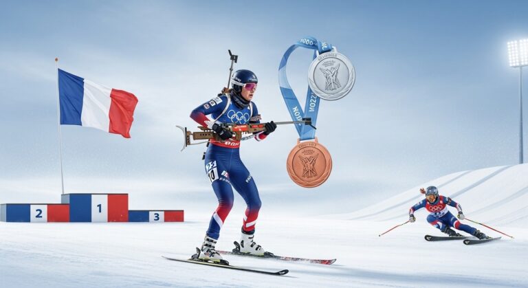 JO 2026 : Argent et Bronze Français en Biathlon, Déception en Ski
