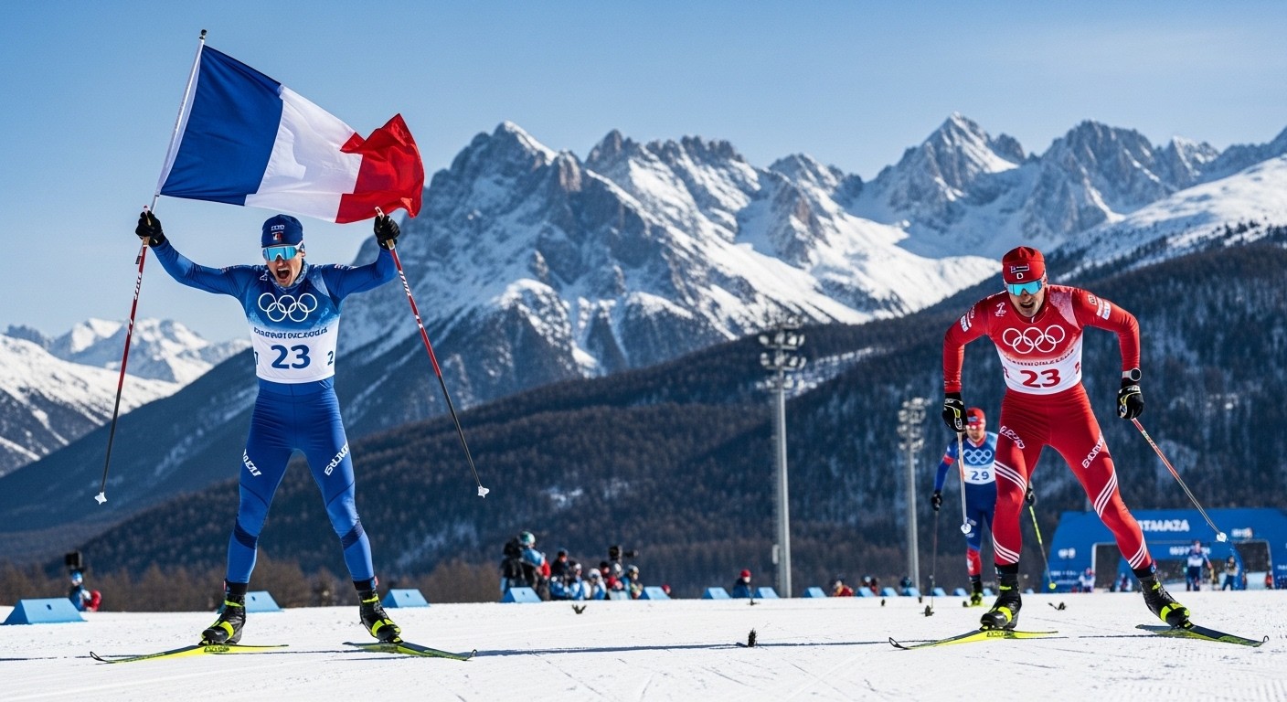 Découvrez comment l'équipe de France a décroché l'argent au relais 4x7,5 km aux JO 2026, portée par Mathis Desloges, face à la Norvège de Johannes Klaebo qui entre dans la légende olympique.