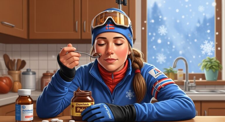 JO 2026 : Biathlète Blanchie Grâce à une Cuillère de Nutella