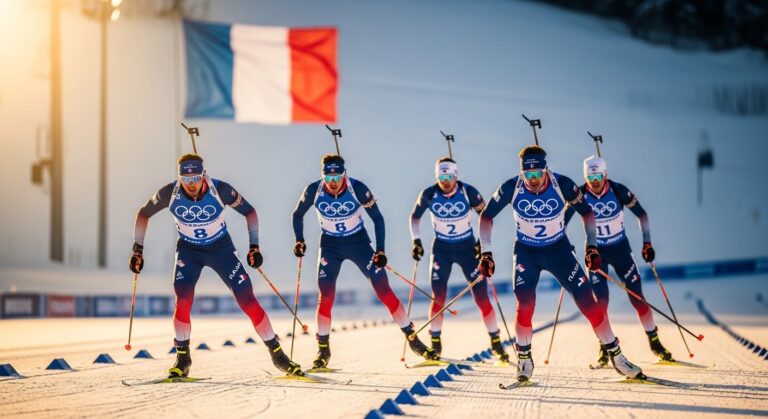 JO 2026 Biathlon : La France Vers l’Or sur le Relais Mixte ?