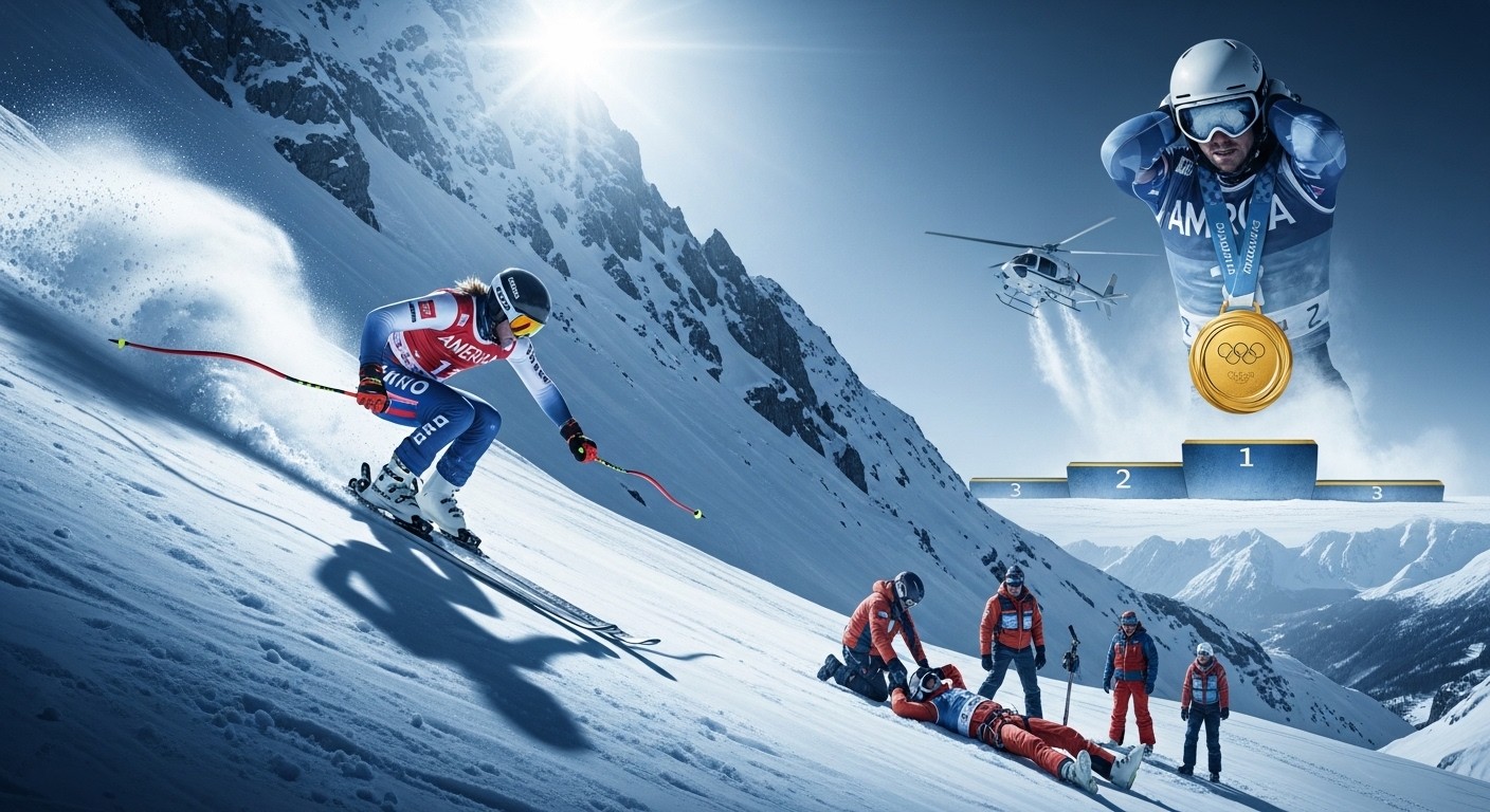 JO d'hiver 2026 : Breezy Johnson remporte l'or en descente femmes à Cortina, mais la course est marquée par la grave chute de Lindsey Vonn. Récit complet et analyse.