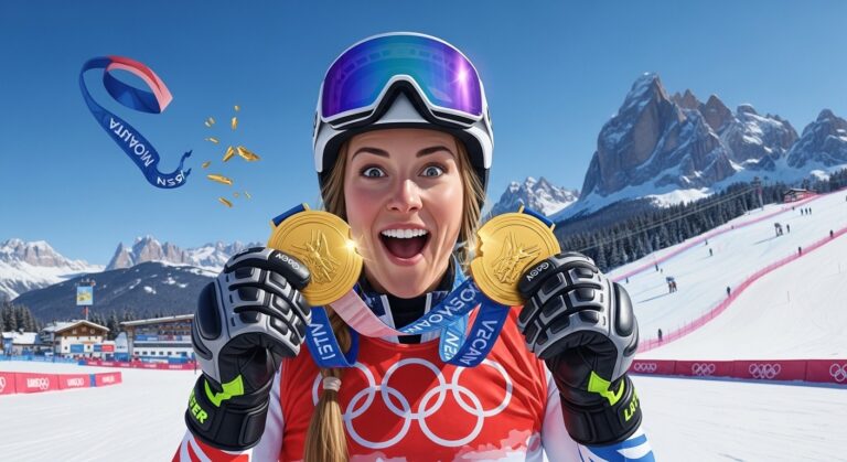 JO 2026 : Breezy Johnson et sa médaille d’or cassée en pleine joie