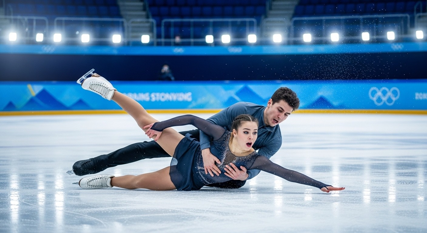 Découvrez la frayeur vécue par Laurence Fournier Beaudry et Guillaume Cizeron avant leur danse libre aux JO d'hiver 2026. Leaders après la rythmique, ils rassurent malgré la chute. Tout sur leur parcours vers l'or !