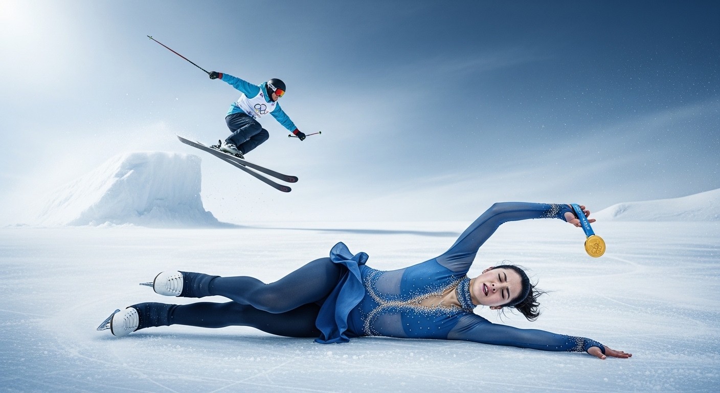 Découvrez la journée contrastée du 16 février aux JO 2026 : chute de Camille Kovalev en patinage libre, Eileen Gu en argent en big air et désillusion française en slalom. Récit complet et analyses.