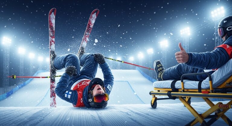 JO 2026 : Elias Lajunen Miraculé Après Chute Effrayante