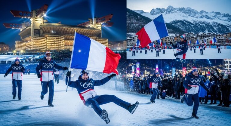 JO 2026 : Images Marquantes des Français à la Cérémonie d&rsquo;Ouverture